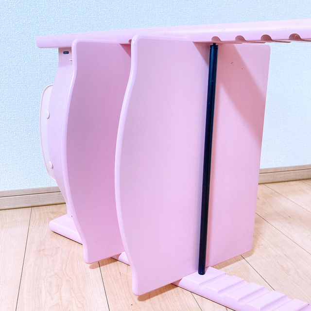 【美品】STOKKE ストッケ トリップトラップ ピンク ベビーセット トレイ