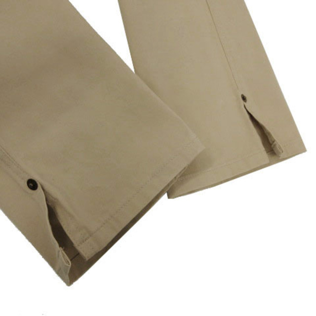 STRAWBERRY-FIELDS(ストロベリーフィールズ)のストロベリーフィールズ パンツ 裾スリット 日本製 ストレッチ ベージュ 1 レディースのパンツ(その他)の商品写真