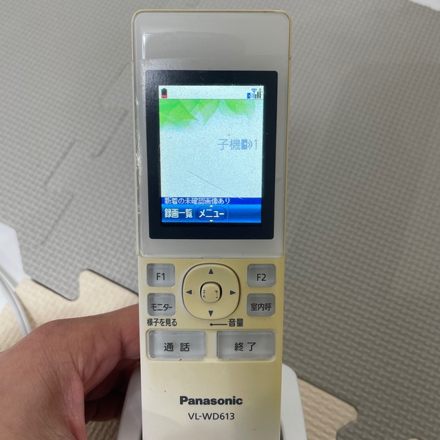 Panasonic(パナソニック)のPanasonic ワイヤレスモニター子機VL-WD613 スマホ/家電/カメラのスマホ/家電/カメラ その他(防犯カメラ)の商品写真