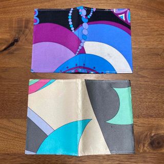 変更OK 限定品 エミリオプッチ EMILIO PUCCI ブックカバー お箸ケース