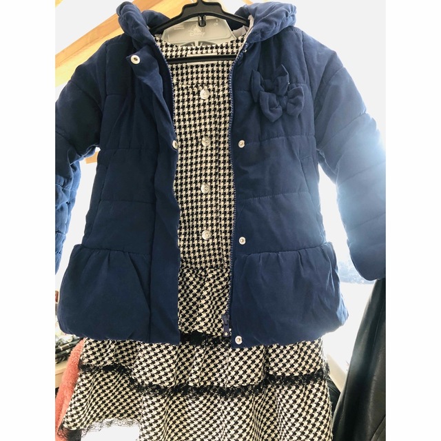 BREEZE(ブリーズ)のBREEZE 可愛い　フワフワコート　120-130 キッズ/ベビー/マタニティのキッズ服女の子用(90cm~)(コート)の商品写真