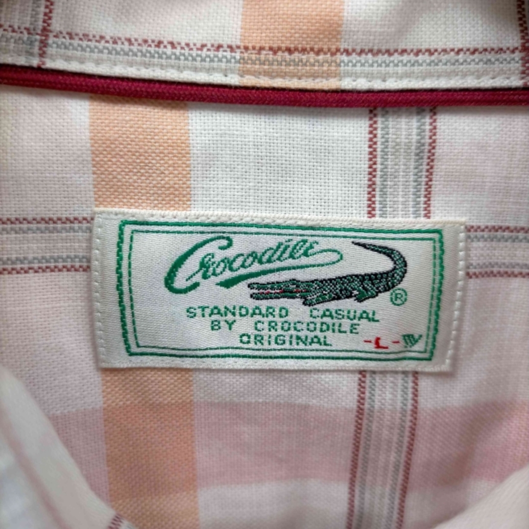 Crocodile(クロコダイル)のcrocodile(クロコダイル) ワニ刺繍コットンシャツ レディース トップス レディースのトップス(シャツ/ブラウス(長袖/七分))の商品写真