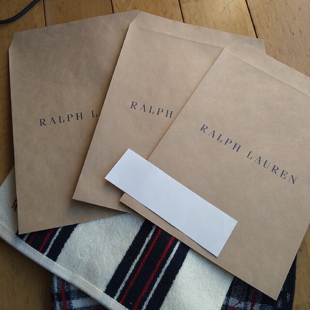 Ralph Lauren(ラルフローレン)のラルフローレン　タオルハンカチ3枚 レディースのファッション小物(ハンカチ)の商品写真