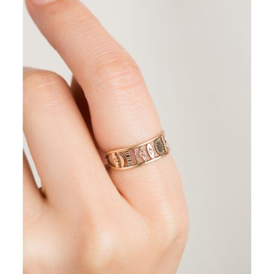 AURORA GRAN(オーロラグラン)のAURORA GRAN ジーンリング GENE ダイヤ K10 レディースのアクセサリー(リング(指輪))の商品写真
