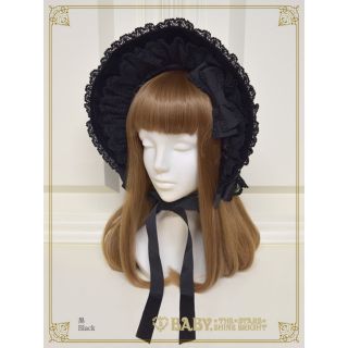 BABY,THE STARS SHINE BRIGHT - エリザベス ボンネット 黒白の通販 by