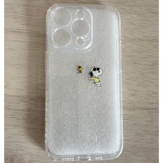 スヌーピー(SNOOPY)のiPhone14pro用　ソフトカバー(iPhoneケース)