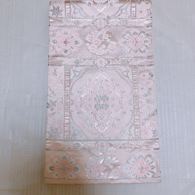 袋帯　正絹　刺繍　訪問着　入学式　卒業式　結婚式　逸品　梅　新春