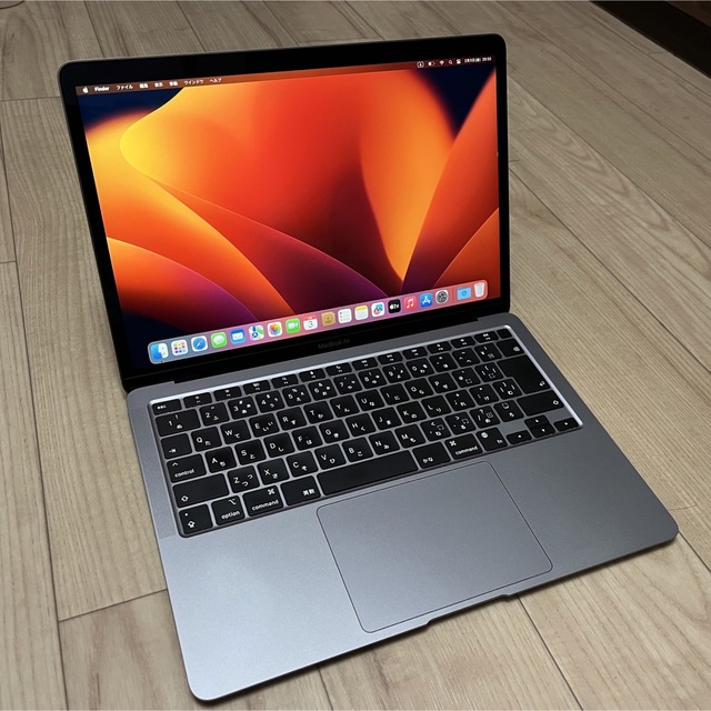 日本産】 Mac (Apple) 256GBスペースグレイ 8GB M1 Air MacBook ノートPC 