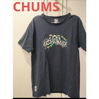 チャムス(CHUMS)のCHUMS Tシャツ ネイビー Mサイズ(Tシャツ/カットソー(半袖/袖なし))