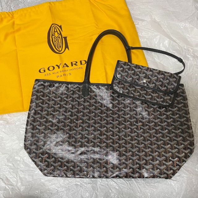 GOYARD - GOYARD ゴヤール サンルイ PM トートバッグ ブラウン ハンドバッグ