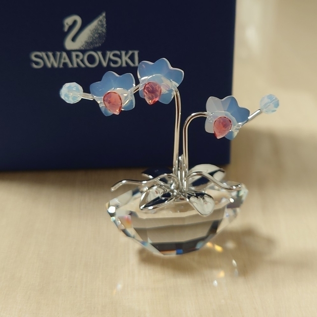 【希少】SWAROVSKI 花束　スワロフスキー　置物