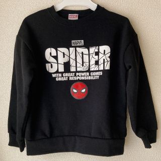 ニシマツヤ(西松屋)のsize：130 【西松屋】 裏起毛 トレーナー スパイダーマン(Tシャツ/カットソー)