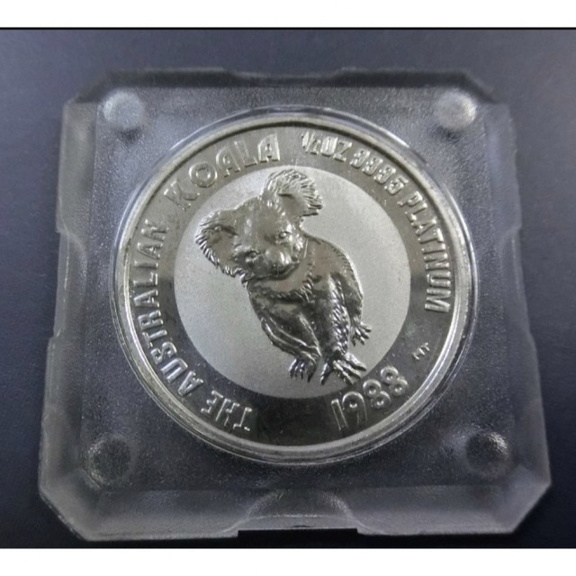 売れ筋介護用品も! オーストラリア コアラ 1/2oz コイン PT1000 総