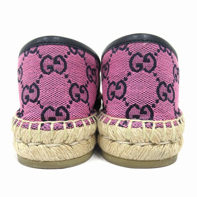 極美品 グッチ GUCCI GGキャンバス エスパドリーユ シューズ ◇1 2022