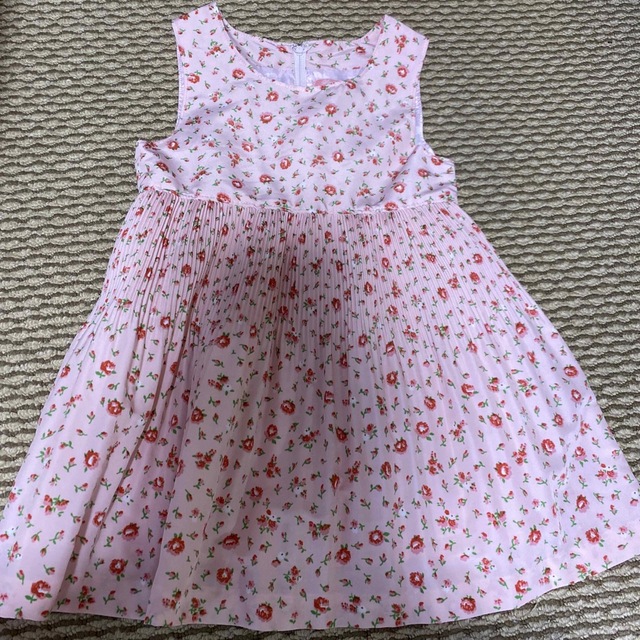 女の子110cm ピンクワンピース キッズ/ベビー/マタニティのキッズ服女の子用(90cm~)(ワンピース)の商品写真