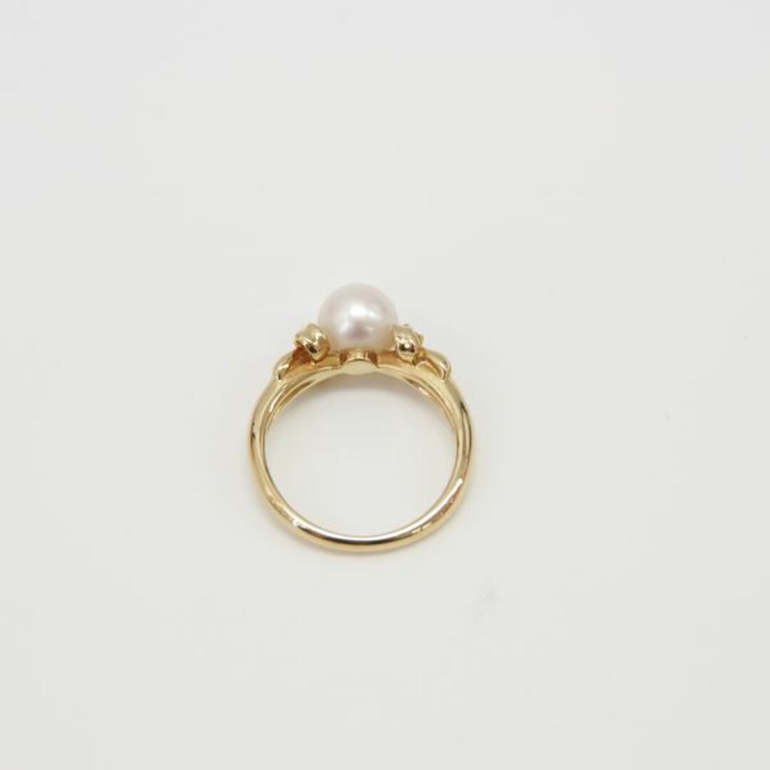 TASAKI(タサキ)のTASAKI リボンモチーフ メレ 0.02 一粒 約6.4ｍｍ リング レディースのアクセサリー(リング(指輪))の商品写真