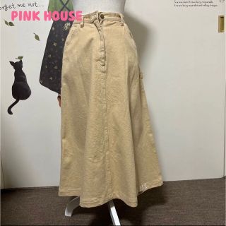 ピンクハウス(PINK HOUSE)の#911 ピンクハウス(日本製)ベージュ ロングスカート(ロングスカート)