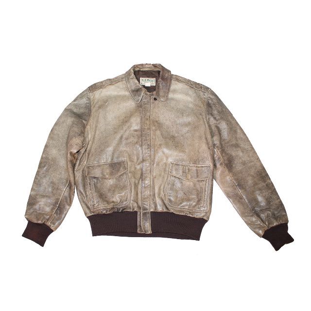 L.L.Bean(エルエルビーン)のVINTAGE L.L.BEAN LEATHER JACKET SIZE 46 メンズのジャケット/アウター(レザージャケット)の商品写真