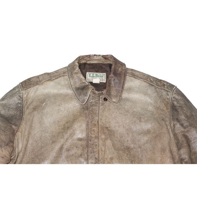 L.L.Bean(エルエルビーン)のVINTAGE L.L.BEAN LEATHER JACKET SIZE 46 メンズのジャケット/アウター(レザージャケット)の商品写真