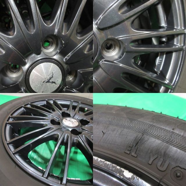 BRIDGESTONE(ブリヂストン)のアクア 175/65R15 2019年夏タイヤ キューブ ポルテ ヴィッツ iQ 自動車/バイクの自動車(タイヤ・ホイールセット)の商品写真