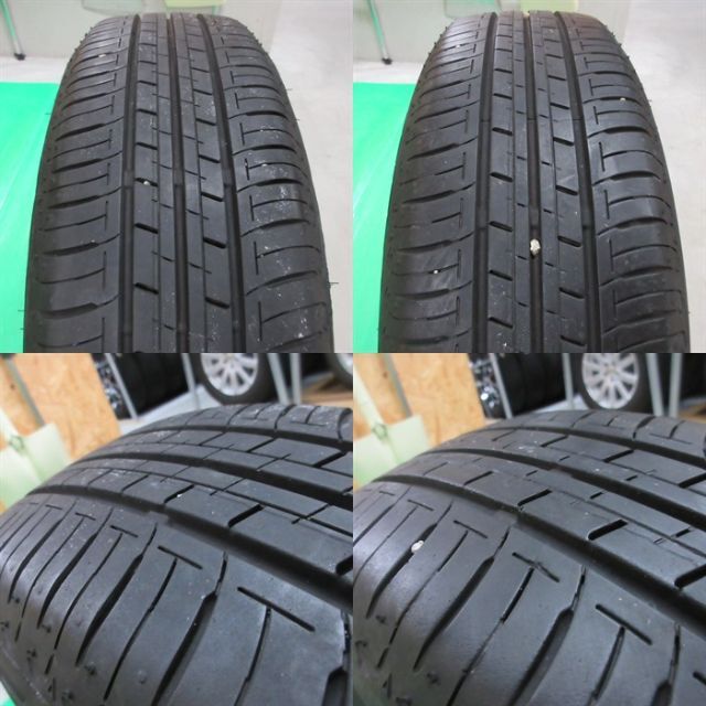 BRIDGESTONE(ブリヂストン)のアクア 175/65R15 2019年夏タイヤ キューブ ポルテ ヴィッツ iQ 自動車/バイクの自動車(タイヤ・ホイールセット)の商品写真