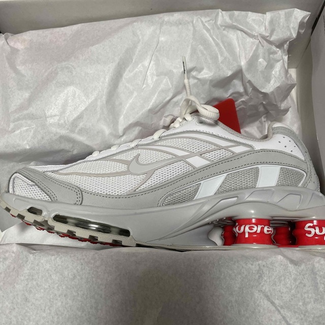 メンズSupreme × Nike Shox Ride 2  ホワイト  26センチ