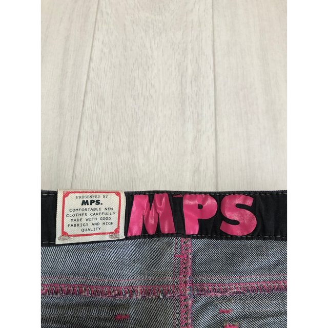 MPS(エムピーエス)の【お買得】MPS デニム ハーフパンツ 90cm キッズ/ベビー/マタニティのキッズ服男の子用(90cm~)(パンツ/スパッツ)の商品写真