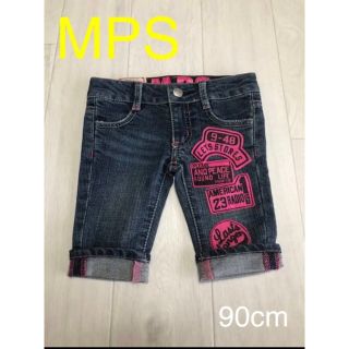 エムピーエス(MPS)の【お買得】MPS デニム ハーフパンツ 90cm(パンツ/スパッツ)