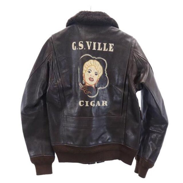 豪華 GANGSTERVILLE - 【230125】 【中古】 メンズ 革ジャン 山羊皮