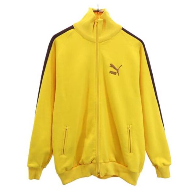 PUMA - プーマ ジャージ 上下 セットアップ O/L 黄×茶 PUMA PUMA - プーマ ジャージ 上下 セットアップ O/L 黄×茶 PUMA