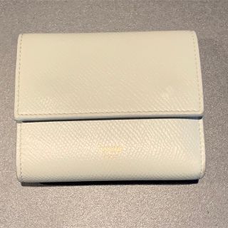 セリーヌ(celine)のかな様専用　セリーヌ　三つ折り　折りたたみ　財布　ペールグリーン　ベール　ドゥ(折り財布)