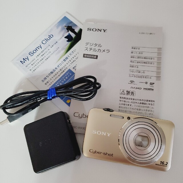 SONY(ソニー)のSONY　Cyber-shot　DSC-WX30　デジカメ スマホ/家電/カメラのカメラ(コンパクトデジタルカメラ)の商品写真