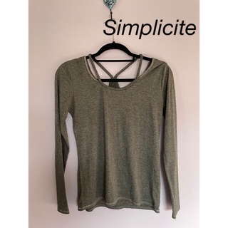 シンプリシテェ(Simplicite)のsimplicite ロンT Mサイズ(Tシャツ(長袖/七分))