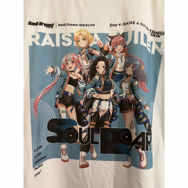 バンドリ 10thLIVE Roselia プレシ特典 Tシャツ