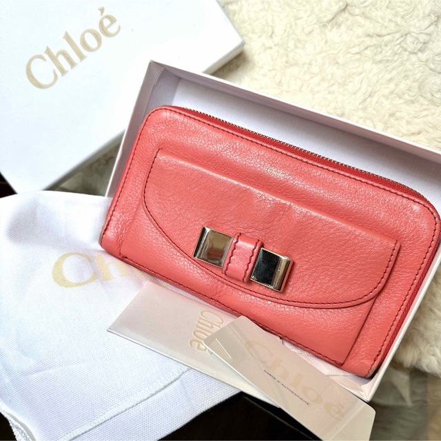 Chloe クロエ リボン 財布　☆超美品☆