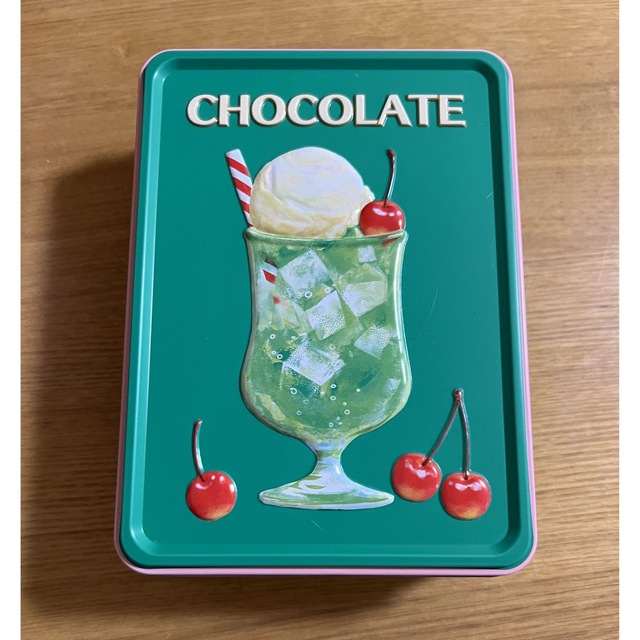 chocolate(チョコレート)の缶のみ　メリーチョコレート　mary's　はじけるキャンディチョコレート インテリア/住まい/日用品のインテリア小物(小物入れ)の商品写真
