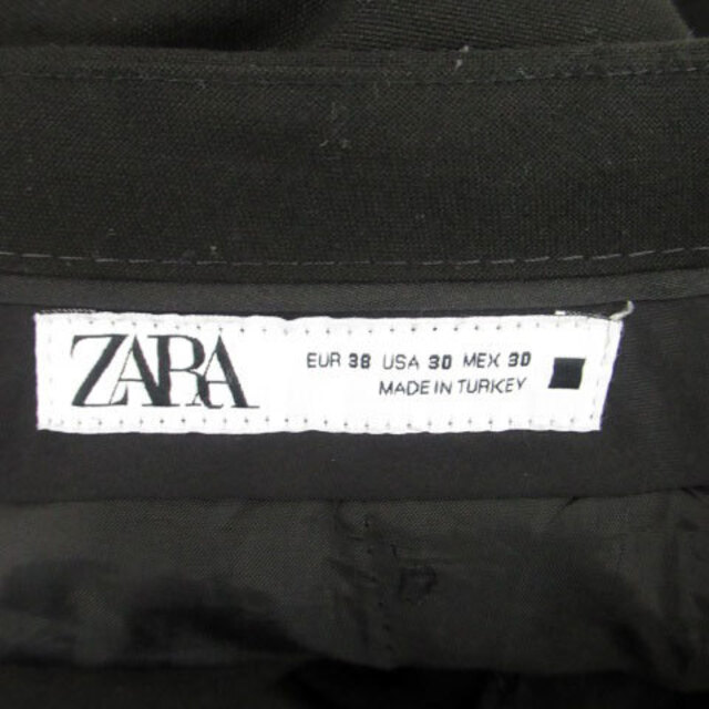 ZARA(ザラ)のザラ ZARA テーパードパンツ ロング丈 38 黒 ブラック レディースのパンツ(その他)の商品写真