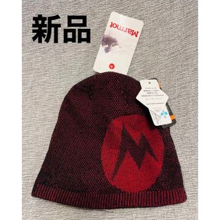 マーモット(MARMOT)のマーモット MARMOT バーズアイジャガードニットキャップ　ユニセックス(ニット帽/ビーニー)