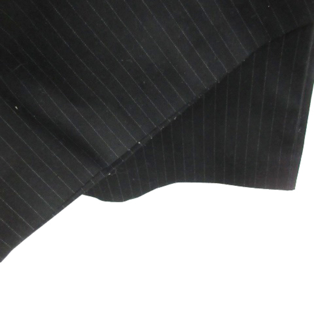 anyFAM(エニィファム)のエニィファム ワイドパンツ アンクル丈 ストライプ柄 3 ブラック 黒 レディースのパンツ(その他)の商品写真