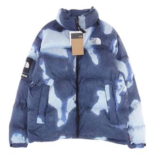 シュプリーム(Supreme)のSupreme シュプリーム 21AW ND52100I Bleached Denim Print Nuptse ブリーチ デニム プリント ヌプシ ダウン ジャケット マルチカラー系 L【極上美品】【中古】(その他)