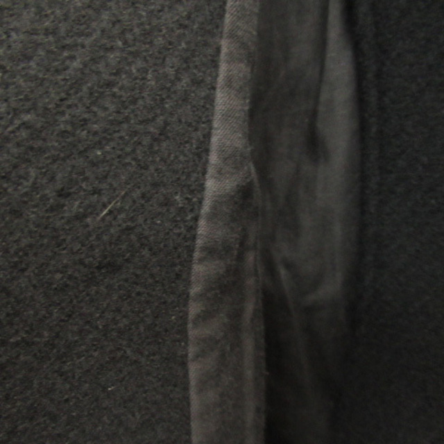 JILLSTUART(ジルスチュアート)のジルスチュアート Pコート ロング丈 ダブルボタン ベルト付き ウール S 黒 レディースのジャケット/アウター(ピーコート)の商品写真