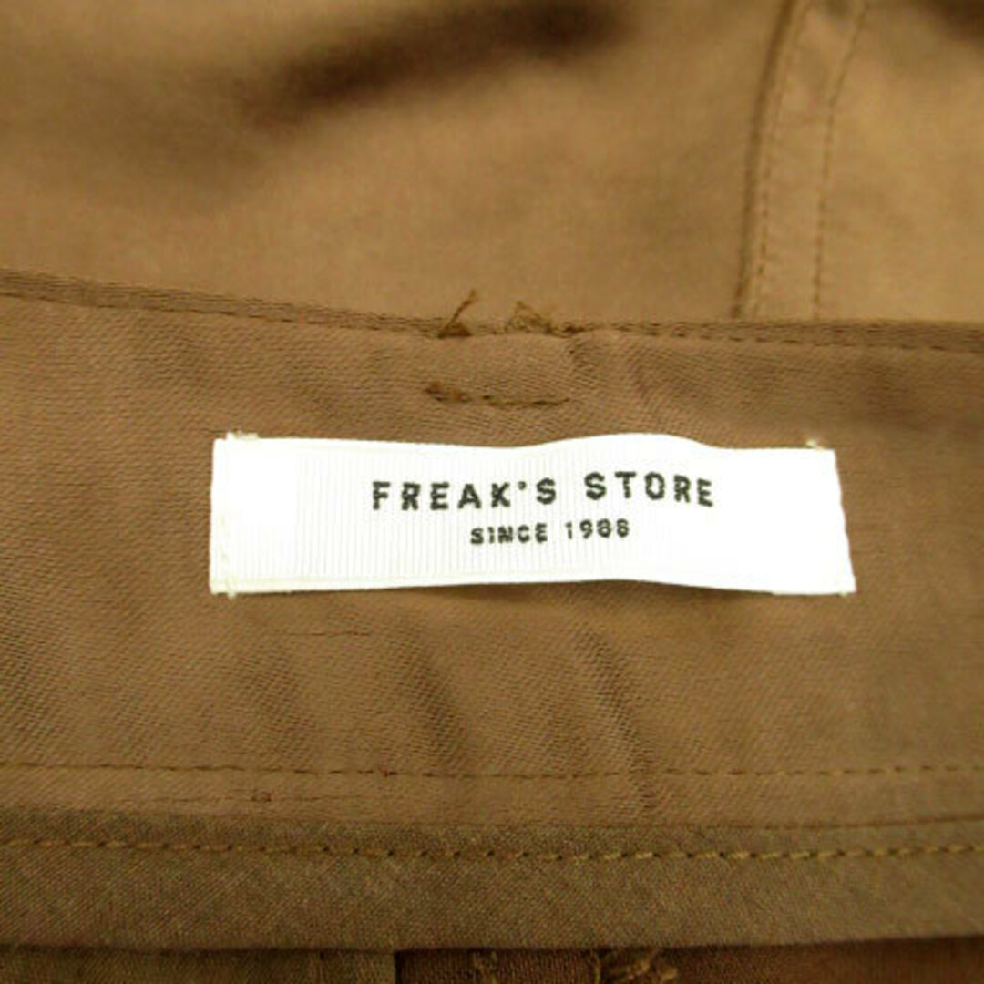 FREAK'S STORE(フリークスストア)のフリークスストア ワイドパンツ ロング丈 F ブラウン 茶色 レディースのパンツ(その他)の商品写真