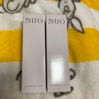 デュオ(DUO)のDUO デュオザウォッシュ ブラックR 洗顔パウダー40g 2つセット(洗顔料)