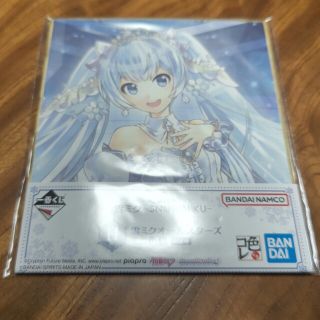 【初音ミク】一番くじ 雪ミク SNOW MIKU H賞 ミニ色紙 2019(その他)