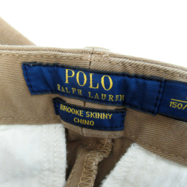 POLO RALPH LAUREN(ポロラルフローレン)のポロ ラルフローレン スキニーパンツ ロング丈 無地 0 ライトブラウン 茶 レディースのパンツ(その他)の商品写真