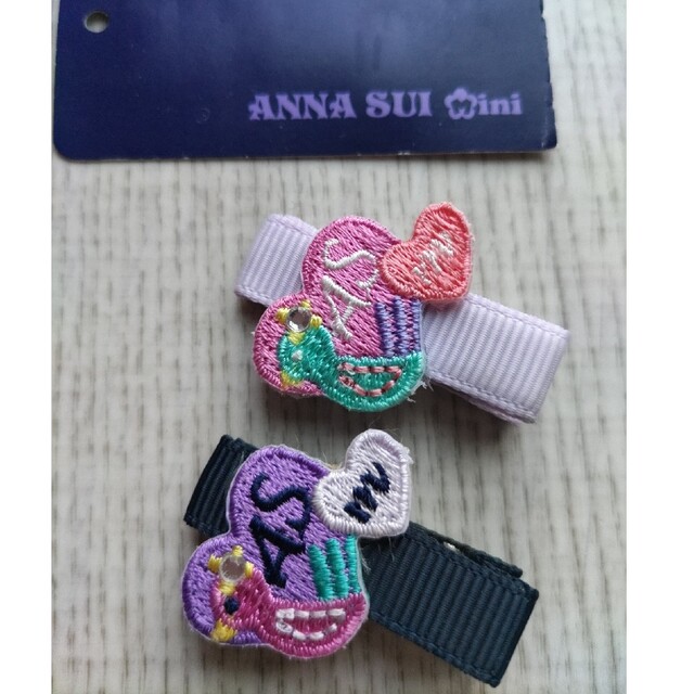 ANNA SUI mini(アナスイミニ)の新品 未使用 1650円★ANNA SUI Mini アナスイミニ 鳥 ヘアピン キッズ/ベビー/マタニティのこども用ファッション小物(その他)の商品写真