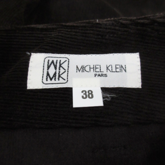 MK MICHEL KLEIN(エムケーミッシェルクラン)のMK ミッシェルクラン コーデュロイパンツ キュロット ショートパンツ 38 茶 レディースのパンツ(キュロット)の商品写真