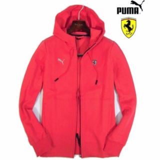 プーマ(PUMA)の【PUMA×Ferrari】ジップアップ パーカー スウェット（M・ロッソコルサ(パーカー)