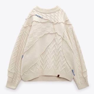 ザラ(ZARA)の[最安値]   ZARA ADERERROR ニット S-Mサイズ　white(ニット/セーター)