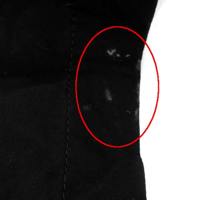 BLACK by moussy(ブラックバイマウジー)のブラック バイ マウジー トレンチコート スプリングコート ミドル丈 1 黒 レディースのジャケット/アウター(トレンチコート)の商品写真
